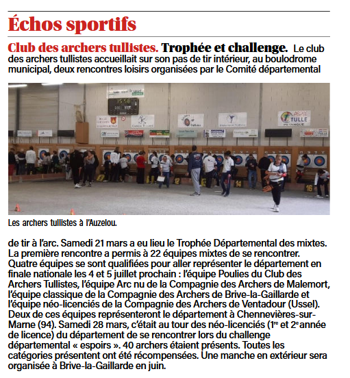 Challenge Néo Licenciés CD19 2026